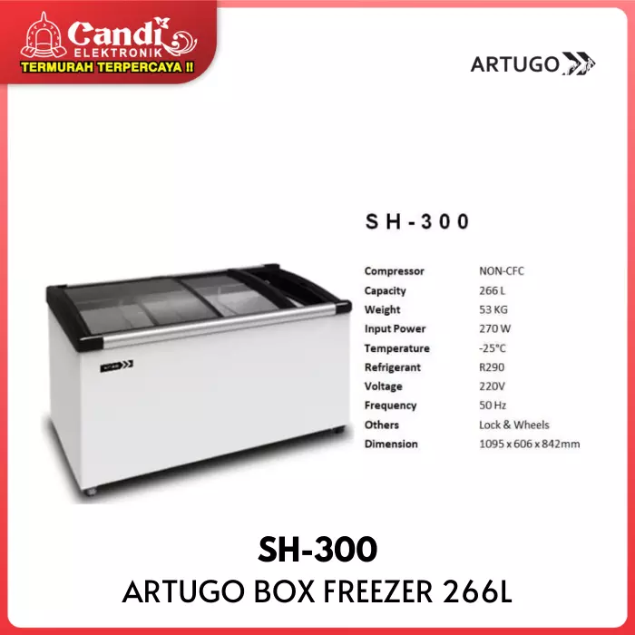 BOX FREEZER SLIDING DOOR ARTUGO